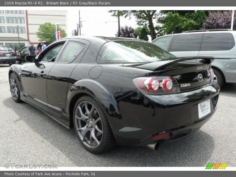 Brilliant Black / R3 Gray/Black Recaro 2009 Mazda RX-8 R3