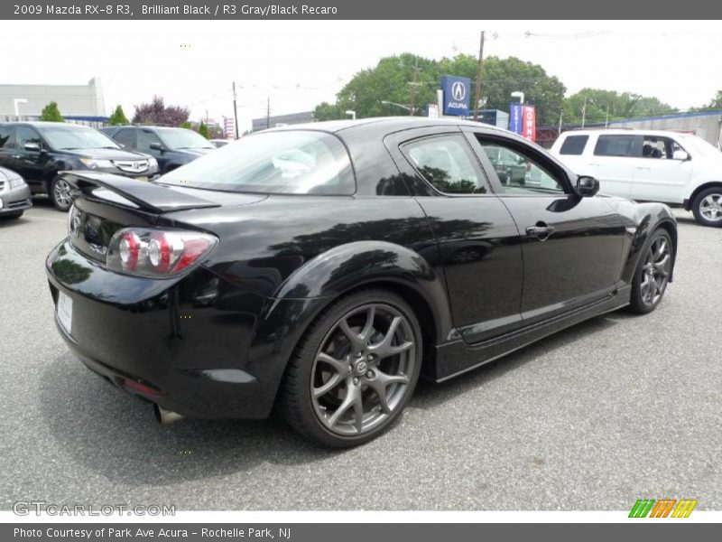 Brilliant Black / R3 Gray/Black Recaro 2009 Mazda RX-8 R3