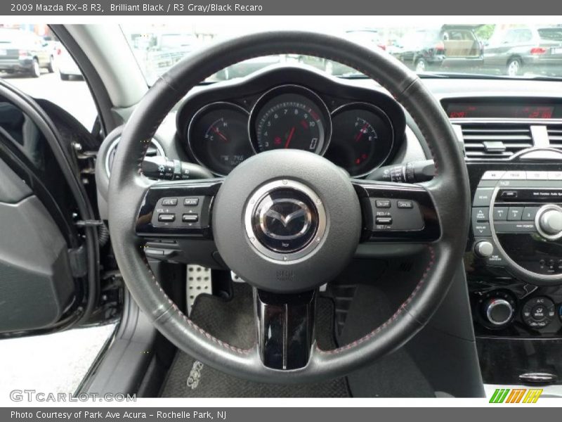 Brilliant Black / R3 Gray/Black Recaro 2009 Mazda RX-8 R3