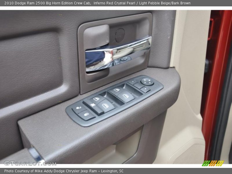 Inferno Red Crystal Pearl / Light Pebble Beige/Bark Brown 2010 Dodge Ram 2500 Big Horn Edition Crew Cab