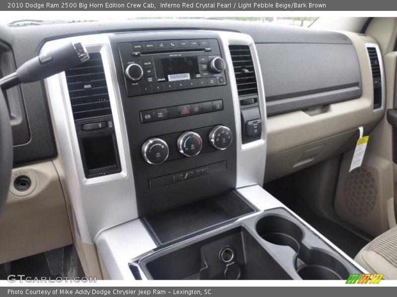 Inferno Red Crystal Pearl / Light Pebble Beige/Bark Brown 2010 Dodge Ram 2500 Big Horn Edition Crew Cab