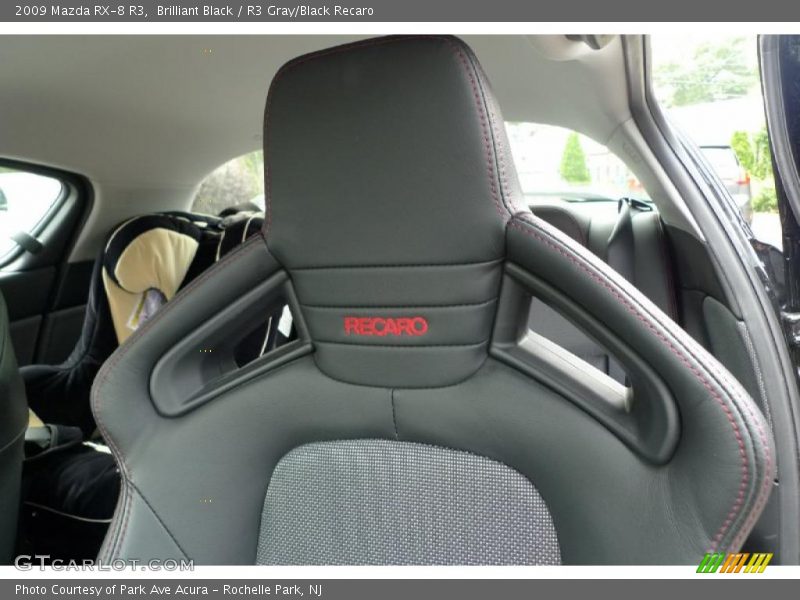 Brilliant Black / R3 Gray/Black Recaro 2009 Mazda RX-8 R3