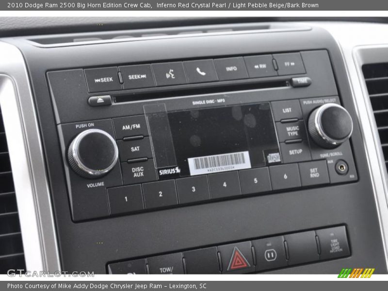 Inferno Red Crystal Pearl / Light Pebble Beige/Bark Brown 2010 Dodge Ram 2500 Big Horn Edition Crew Cab
