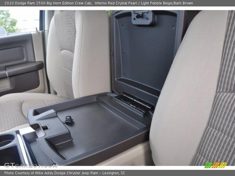 Inferno Red Crystal Pearl / Light Pebble Beige/Bark Brown 2010 Dodge Ram 2500 Big Horn Edition Crew Cab