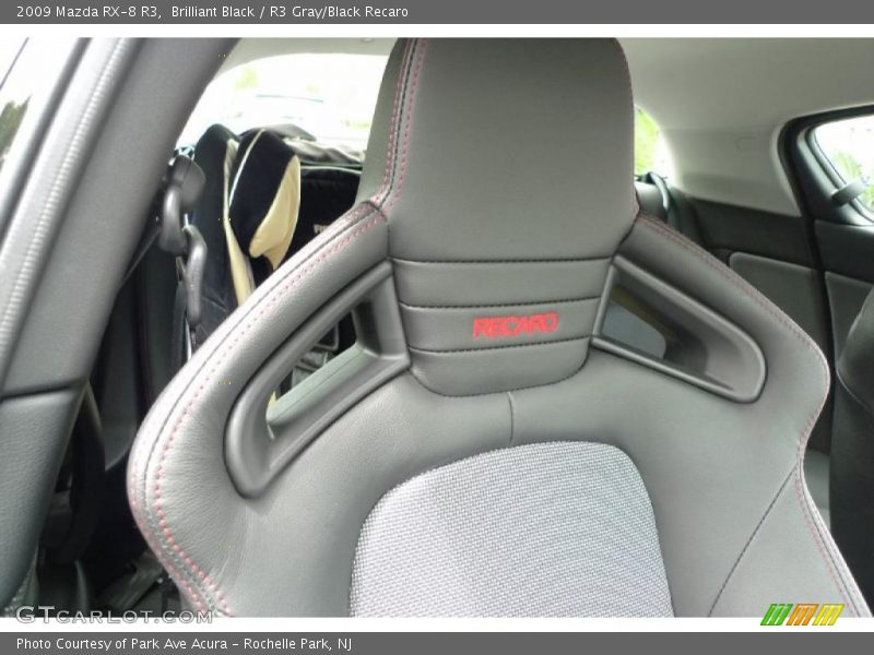 Brilliant Black / R3 Gray/Black Recaro 2009 Mazda RX-8 R3