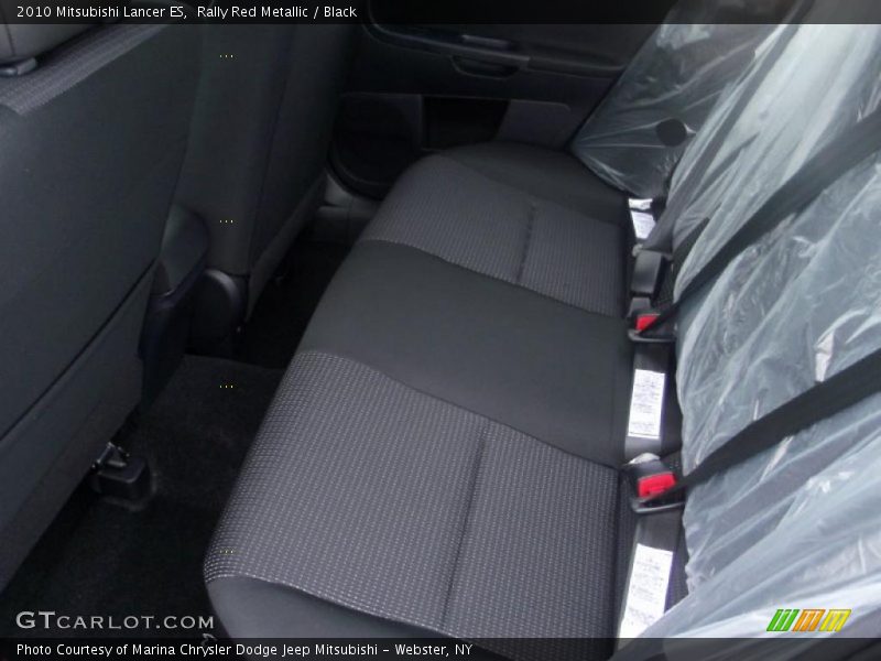 Rally Red Metallic / Black 2010 Mitsubishi Lancer ES