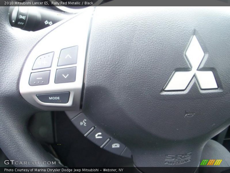 Rally Red Metallic / Black 2010 Mitsubishi Lancer ES