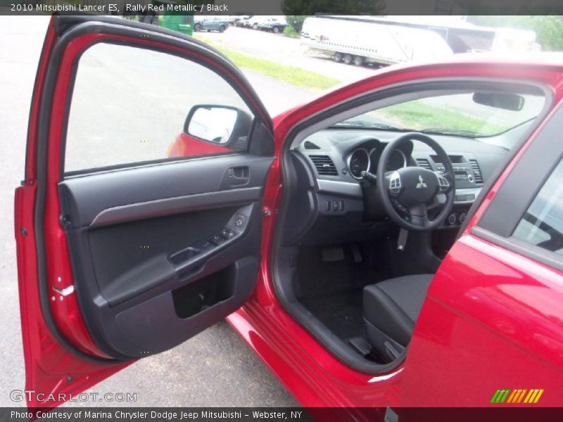 Rally Red Metallic / Black 2010 Mitsubishi Lancer ES