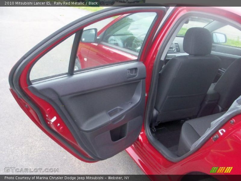 Rally Red Metallic / Black 2010 Mitsubishi Lancer ES