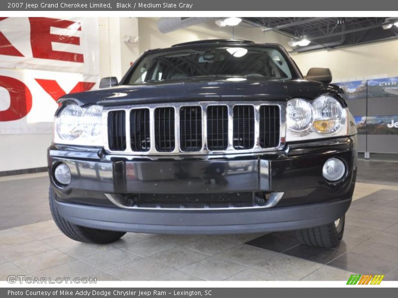 Black / Medium Slate Gray 2007 Jeep Grand Cherokee Limited