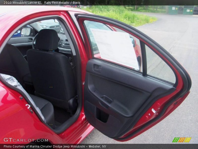 Rally Red Metallic / Black 2010 Mitsubishi Lancer ES