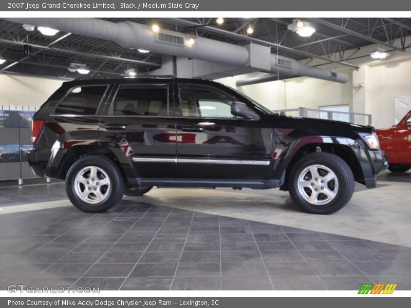 Black / Medium Slate Gray 2007 Jeep Grand Cherokee Limited