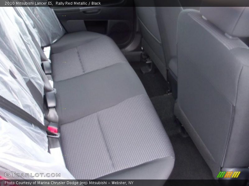 Rally Red Metallic / Black 2010 Mitsubishi Lancer ES