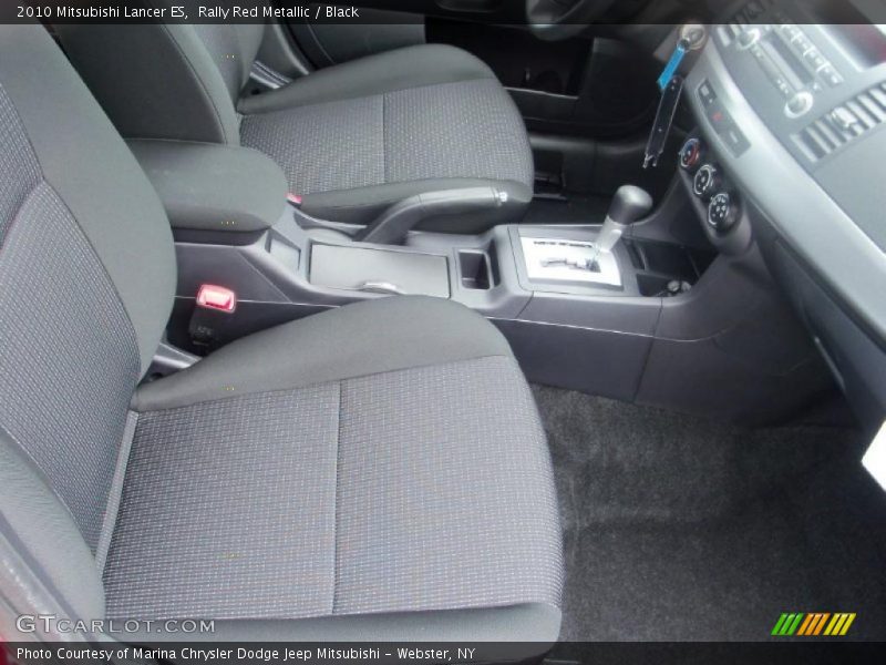 Rally Red Metallic / Black 2010 Mitsubishi Lancer ES
