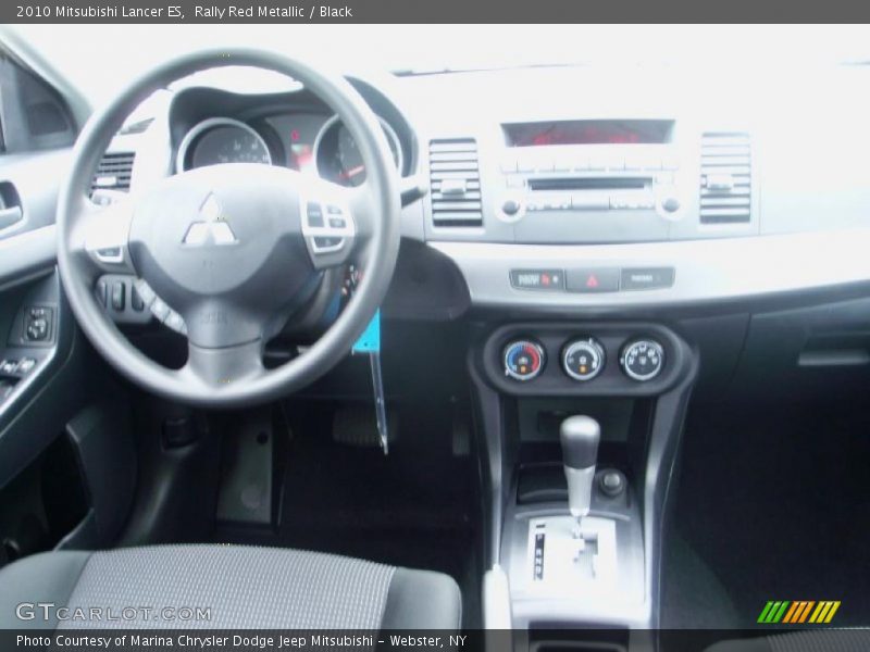Rally Red Metallic / Black 2010 Mitsubishi Lancer ES