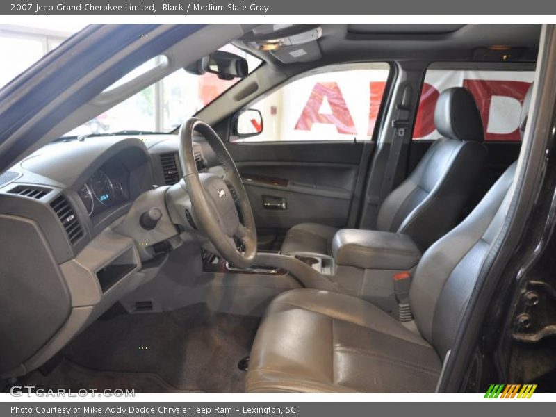 Black / Medium Slate Gray 2007 Jeep Grand Cherokee Limited