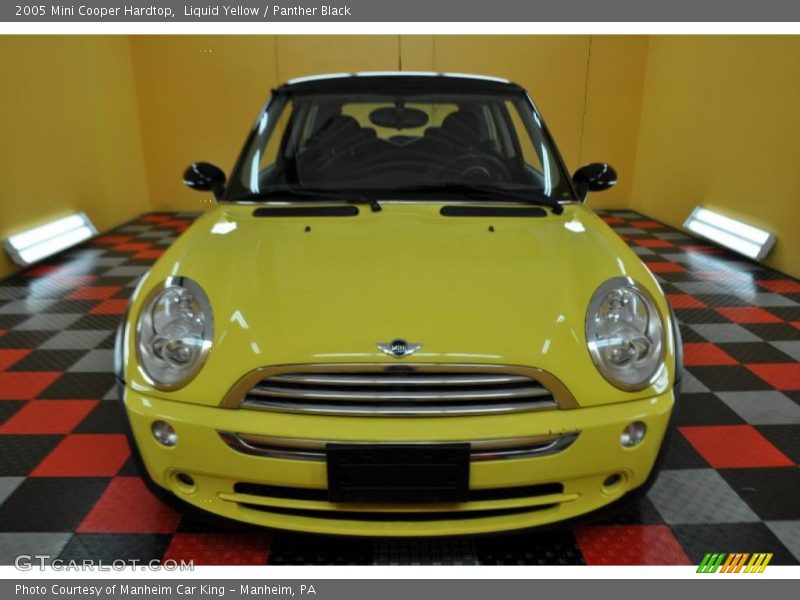 Liquid Yellow / Panther Black 2005 Mini Cooper Hardtop