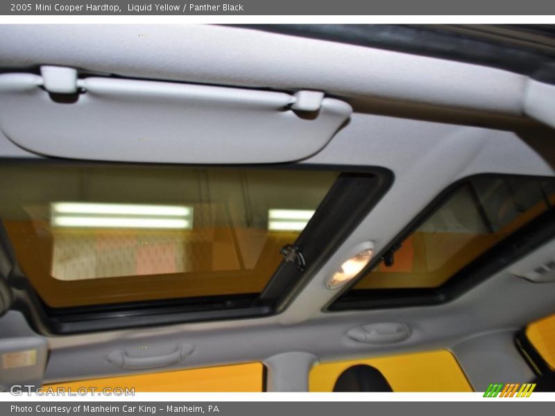 Liquid Yellow / Panther Black 2005 Mini Cooper Hardtop