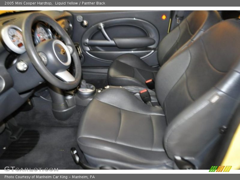 Liquid Yellow / Panther Black 2005 Mini Cooper Hardtop