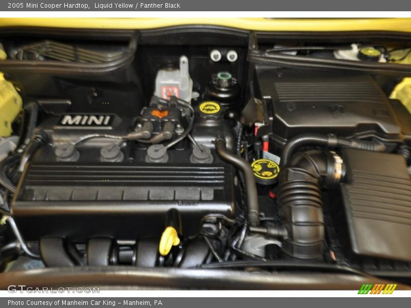 Liquid Yellow / Panther Black 2005 Mini Cooper Hardtop