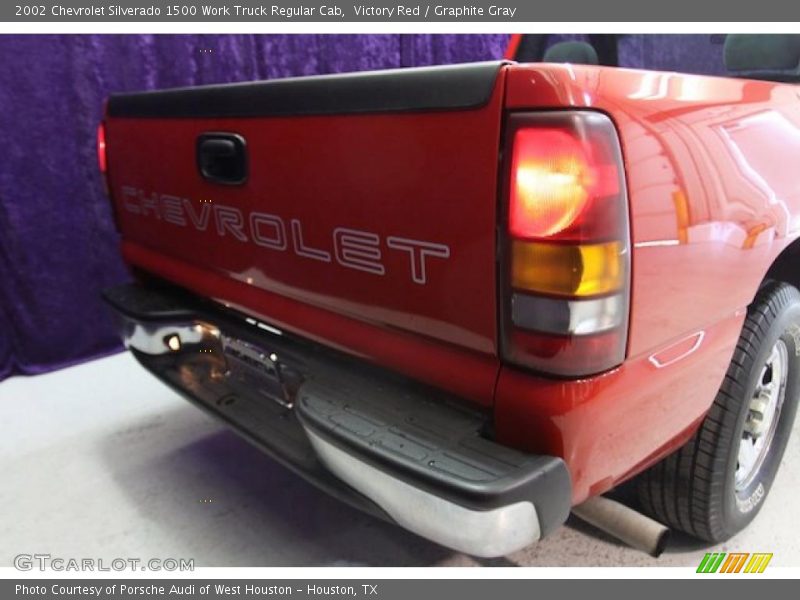 Victory Red / Graphite Gray 2002 Chevrolet Silverado 1500 Work Truck Regular Cab