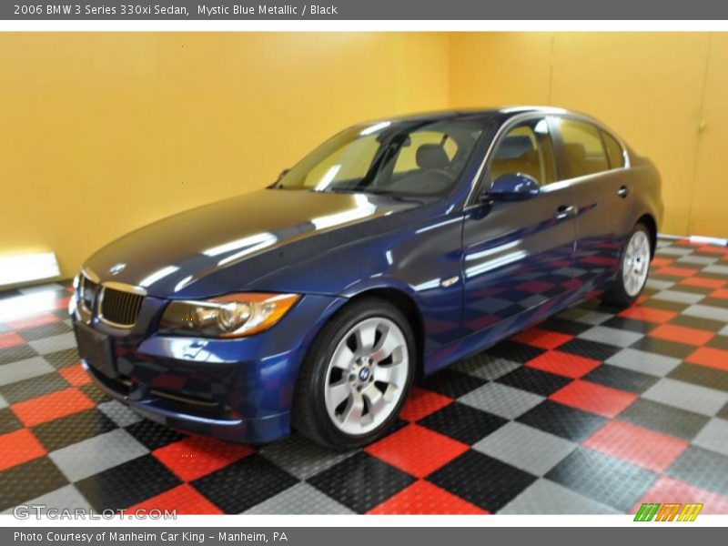 Mystic Blue Metallic / Black 2006 BMW 3 Series 330xi Sedan
