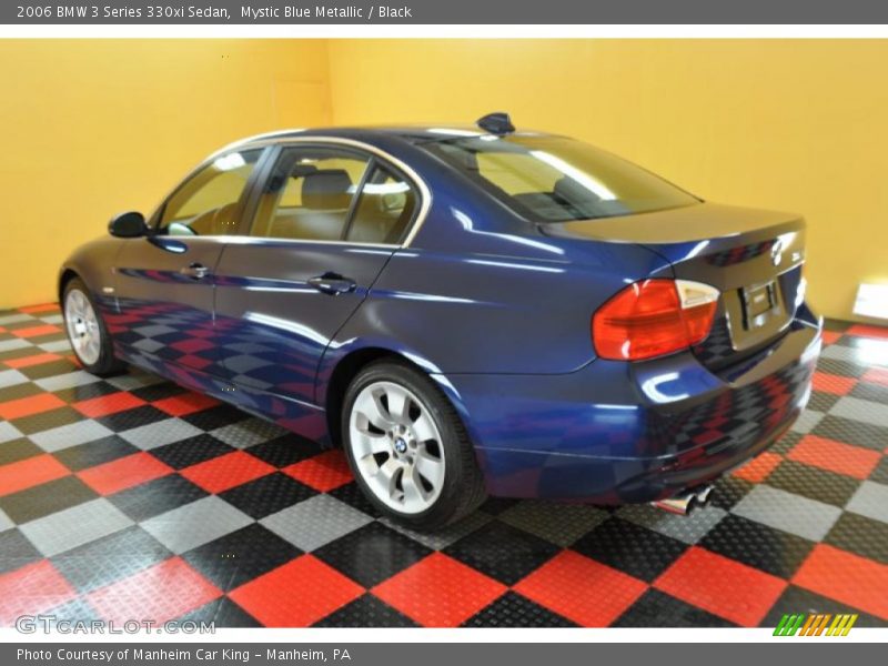 Mystic Blue Metallic / Black 2006 BMW 3 Series 330xi Sedan