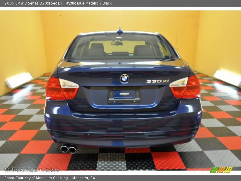 Mystic Blue Metallic / Black 2006 BMW 3 Series 330xi Sedan