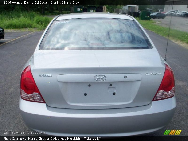 Sterling Silver / Gray 2006 Hyundai Elantra GLS Sedan