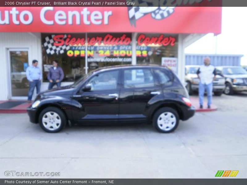 Brilliant Black Crystal Pearl / Pastel Slate Gray 2006 Chrysler PT Cruiser