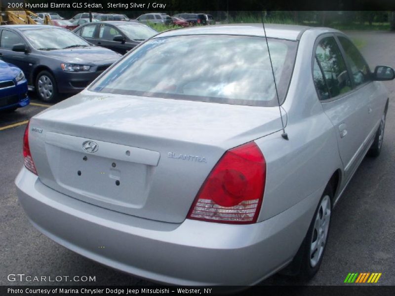 Sterling Silver / Gray 2006 Hyundai Elantra GLS Sedan