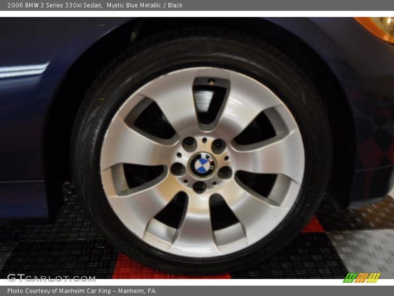 Mystic Blue Metallic / Black 2006 BMW 3 Series 330xi Sedan