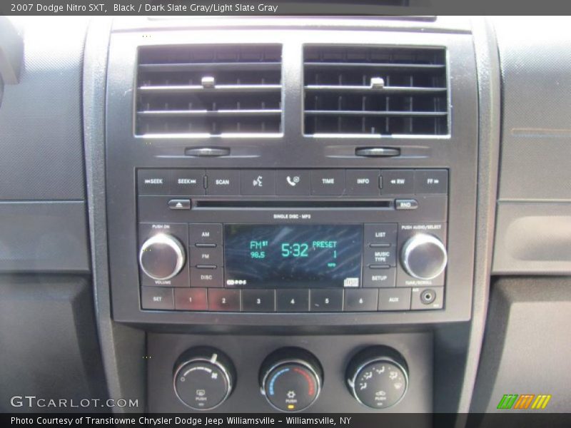 Black / Dark Slate Gray/Light Slate Gray 2007 Dodge Nitro SXT