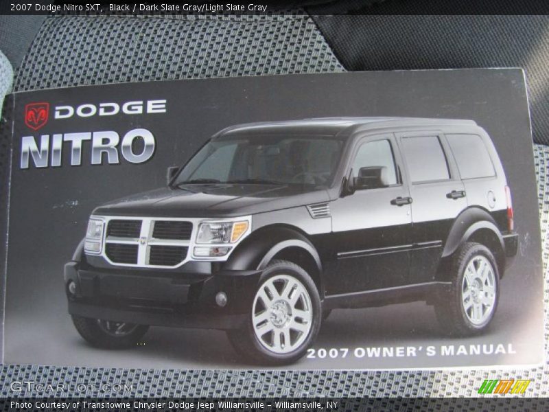 Black / Dark Slate Gray/Light Slate Gray 2007 Dodge Nitro SXT