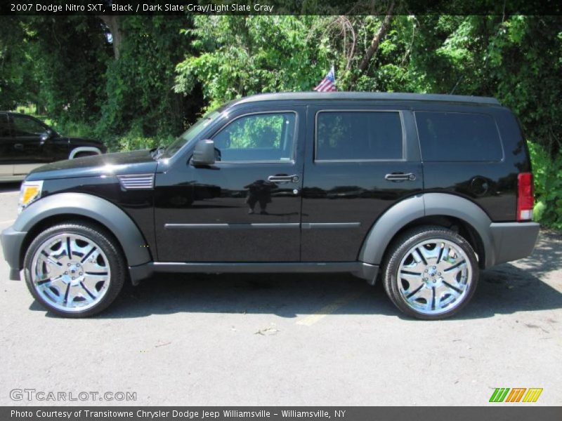 Black / Dark Slate Gray/Light Slate Gray 2007 Dodge Nitro SXT