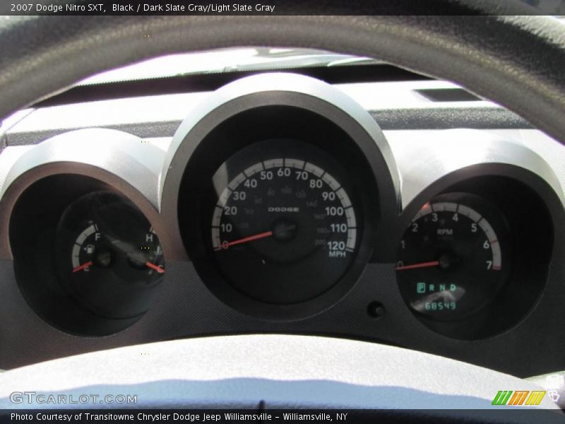 Black / Dark Slate Gray/Light Slate Gray 2007 Dodge Nitro SXT