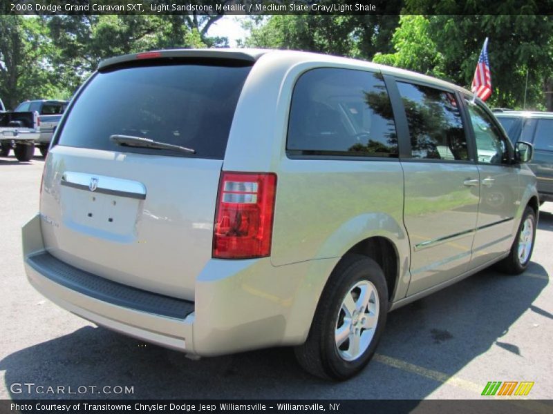 Light Sandstone Metallic / Medium Slate Gray/Light Shale 2008 Dodge Grand Caravan SXT