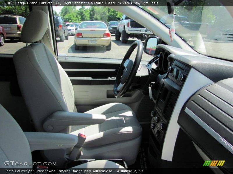 Light Sandstone Metallic / Medium Slate Gray/Light Shale 2008 Dodge Grand Caravan SXT