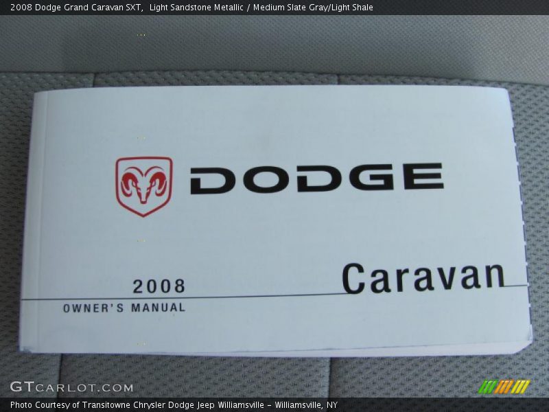 Light Sandstone Metallic / Medium Slate Gray/Light Shale 2008 Dodge Grand Caravan SXT