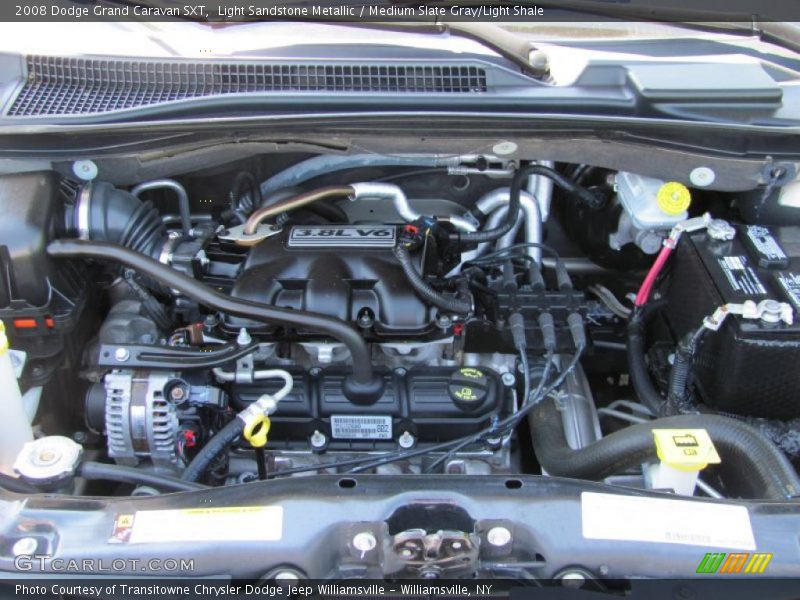 Light Sandstone Metallic / Medium Slate Gray/Light Shale 2008 Dodge Grand Caravan SXT