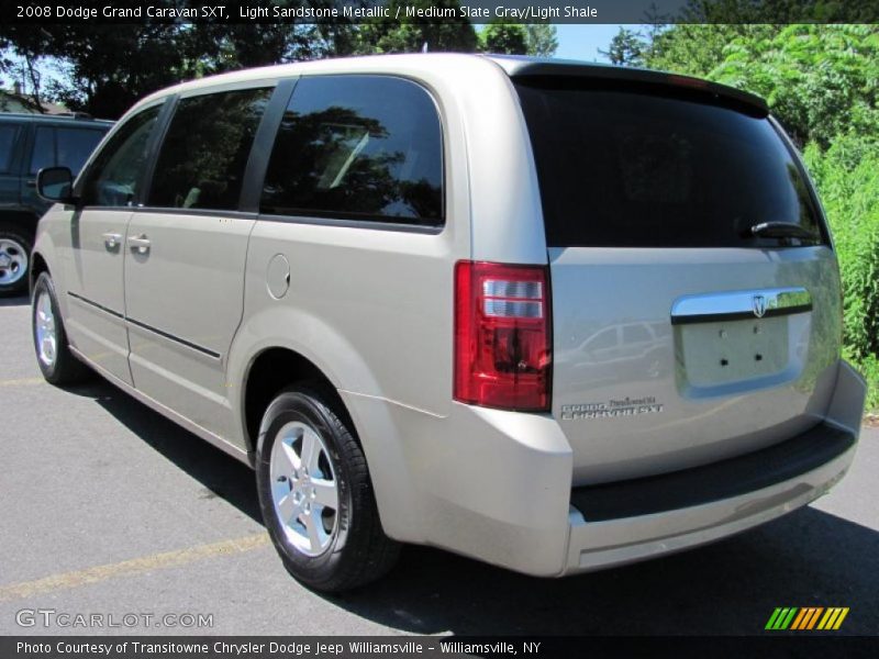 Light Sandstone Metallic / Medium Slate Gray/Light Shale 2008 Dodge Grand Caravan SXT