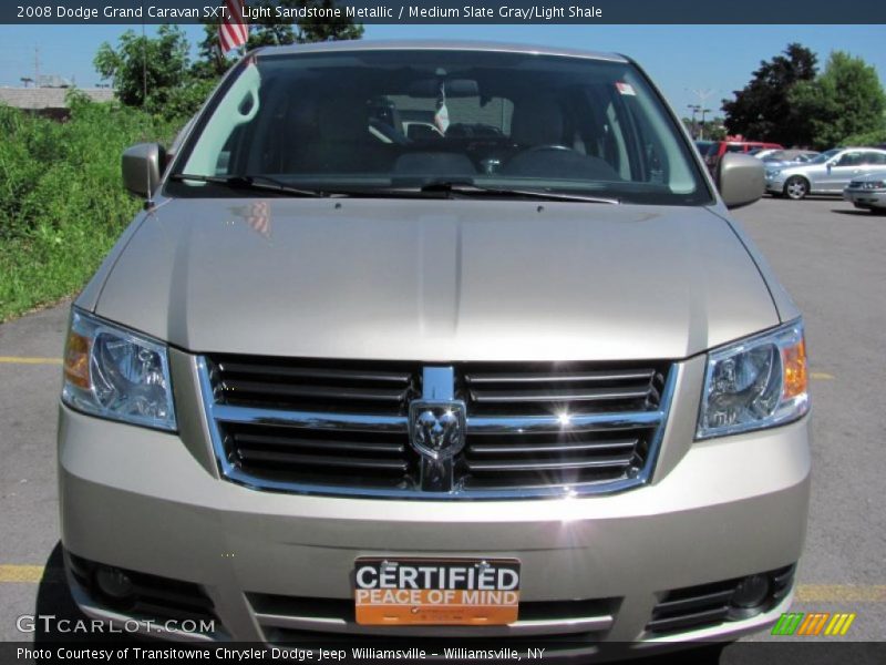 Light Sandstone Metallic / Medium Slate Gray/Light Shale 2008 Dodge Grand Caravan SXT