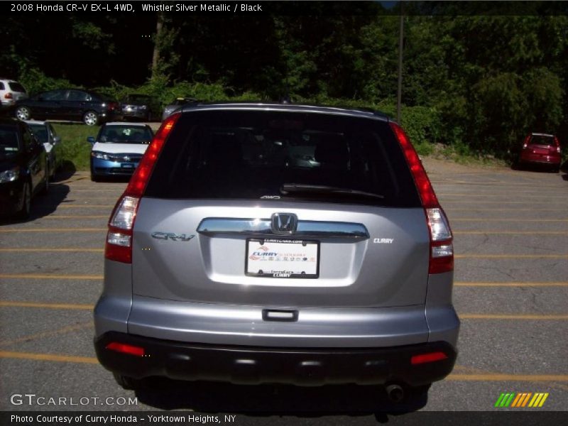 Whistler Silver Metallic / Black 2008 Honda CR-V EX-L 4WD