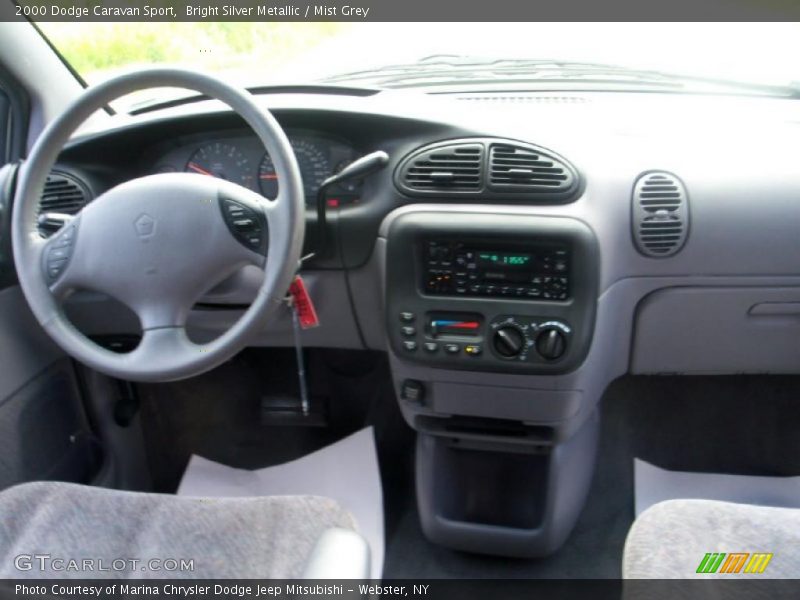 Bright Silver Metallic / Mist Grey 2000 Dodge Caravan Sport