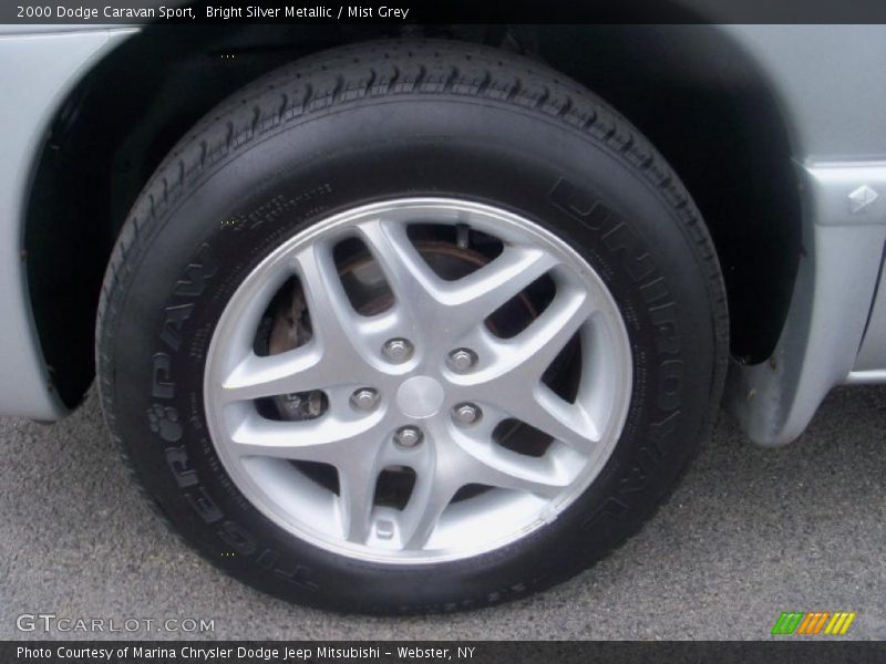 Bright Silver Metallic / Mist Grey 2000 Dodge Caravan Sport