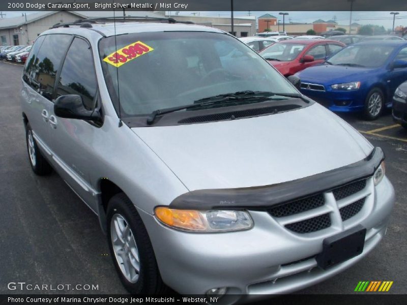 Bright Silver Metallic / Mist Grey 2000 Dodge Caravan Sport