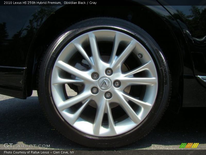 Obsidian Black / Gray 2010 Lexus HS 250h Hybrid Premium