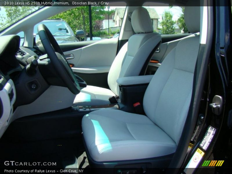 Obsidian Black / Gray 2010 Lexus HS 250h Hybrid Premium