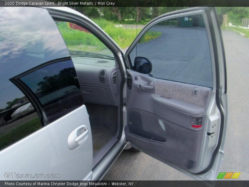 Bright Silver Metallic / Mist Grey 2000 Dodge Caravan Sport