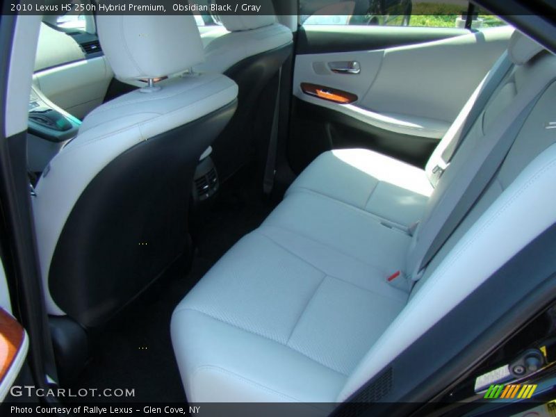 Obsidian Black / Gray 2010 Lexus HS 250h Hybrid Premium